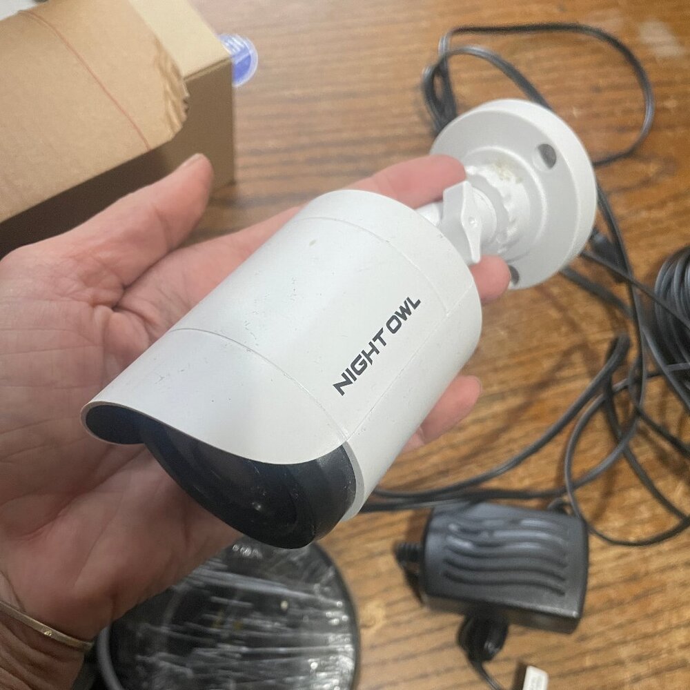 4 Camera Night Owl Security System w/Wires